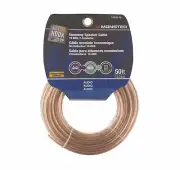 Monster Economy Speaker Wire Roll Cable 2 Conductor Just Hook it Up 50ft LONG