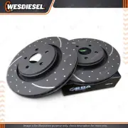 Front Slotted & Dimpled RDA Disc Brake Rotors fits Peugeot 307 308 Partner (for: Peugeot)