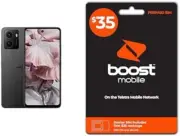 HMD Pulse 4/128GB Black with Boost Prepaid SIM Starter Pack $35