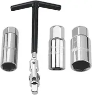 domoi Car Motorcycle Repairing Tool Kit Spark Plug Removal Tool Socket Wrench 16Mm /18Mm/21MmT-Handle Wrench