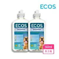 在飛比找momo購物網優惠-【ECOS】無香料天然溫和寵物沐浴乳500ml*2入組(美國