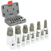 31007 – 14-Piece Metric Damaged Fastener Remover Hex Bit Socket Set – Premium...
