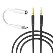 Type C to 3.5mm Aux Jack Cable &Male to Male Cable f Samsung Galaxy S22 SM-S901U