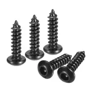 Hex Socket Self Tapping Screws, M3 x 12mm Carbon Steel Wood Screw 50pcs