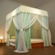 Mosquito Net Double Layers Tubes Light Shading Cloth Dust Proof Netting For Bed
