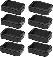 FIXOSHEE 8Pcs Skid Furniture Caster Cups Durable Silicone Bed Wheel Stoppers for Hardwood Floors Non Slip Pads for Sofas Beds and Chairs Protects Against Scratches and Keeps