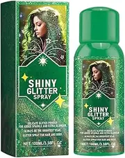 Glitter Face Paint Spray, Shiny Glitter Hairspray - Temporary Glitter Body Spray, Waterproof Temporary Glitter Spray for Hair, Finishing