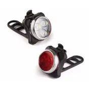 Rechargeable Bike Light Set Super Bright Led Bicycle Lights Front And Rear 4 Mode Options 650Mah Lithium Battery Headlight Waterproof Lights & Reflect
