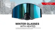 Heated Snowmobile Snow Goggles Double Lens | Snow Bike | Ski | SnowboardKite |