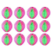 Hair Remover Washing Balls - Laundry Pet Hair Dryer Ball Lint Remover - 12x Home Washer Lint Extractors Tool for Hotel, Apartment, School