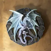 Yule Drake Winter Solstice Wheel of The Year Sabbats Of The Dragon Wall Decor