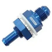 Aeroflow -8AN Bulkhead Fitting With 1/2Barb For Push On Hose - AF927-08-08