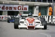Hans Joachim Stuck Shadow DN9 Ford leads Didier Pironi Tyrrel- 1978 Old Photo