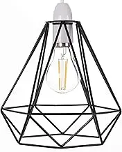 Giggi Black Ceiling Light Wire Basket Metal Basket Pendant Lighting Ceiling Light Shade, Ceiling Fitting Light & Industrial Style Light for Indoor Pendant Light Shade lamp Shade