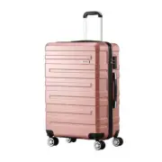 Mazam 28" Luggage Suitcase Trolley Set Travel TSA Lock Pink