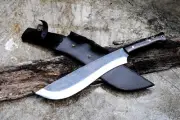12 inches Long Blade Bush craft knife-knife-cleaver-working knife-Tempered-Nepal