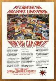 1993 Valiant Comics Contest Vintage Print Ad/Poster XO Manowar Solar Harbinger