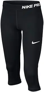 [Nike] Girls' Pro Training Capri Black