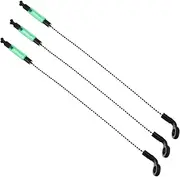 Fish Bite Alarms 3pcs Fishing Line Gear Alert Indicator Compact Portable for Bass Fishing