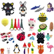 16GB Cartoon Cat Penguin Bee Pineapple Shark Fish USB Flash Drive Memory Stick