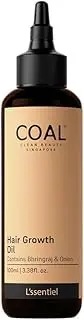 COAL CLEAN BEAUTY Hair Growth Oil | Sunflower Seed, Coconut, Olive, Bhringaraj, Sesame, Sweet Almond, Grape Seed, Onion, Fenugreek Oil With Vitamin E 100 Ml (Pack Of 1) Brown