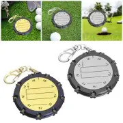 Golf Score Counter Counting Tool Handy with Clip Keychain Round Scoring Tag