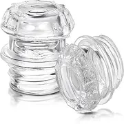 1Pc Transparent Modern Coffee Percolator Glass Top Replacement Transparent Glass Knob Top for Percolator Replacement Parts for Coffee Pot Coffee Filters,Espresso Machine Parts and Accessories