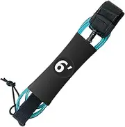 Dickly Surfboard Leash, Surfing Leash Straight Stand up Paddle Board Leash, Surfing Foot Leg Rope Ankle Foot Leg Strap for Surfboard, Skimboard