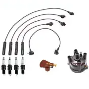Ignition Wires Cap Rotor Spark Plugs Fits Toyota 4 Runner 2.4L 1993-1995