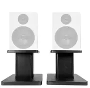 Rockville 8” Black Studio Monitor Speaker Stands For Rockville APM5W