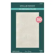Spellbinders Feather Flourish 3D Embossing Folder from the Peacock Paradise Collection by Dawn Bibby