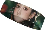 [FHESDCW] Classical Beauty Headbands for Women & Men Sports Headband, Fits All Head Sizes, Ultra Absorbent & Non-Slip Sweatband for Running, Yoga, Gym