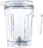 Blender Container，Compatible for Vitamix，for A3500 Ascent Series 64 Ounce Low Size Container with Blade and Lid with Self Checking Container