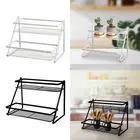 2 Tier Spice Rack Storage Rack Mug Holder Display Shelf Cabinet Shelf for