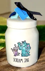 Rae Dunn Monster’s Inc Pixar Canister SCREAM JAR Sully and Boo Disney NWT