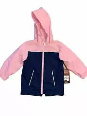 Swissteach Girls Jacket size 2 Toddler Swiss Tech Wind and Water Resistant 2T