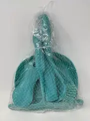 5pcs Teal House Cleaning Kit Dust Pan Brush Scrubber Window Cleaner