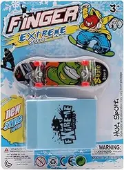 Finger Board Set Finger Skateboard Ramp Set Hand Kit Creative Skating Board Movements Toys Including Hand Boards & Accessories