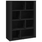 Sideboard Black 80X30x106 Cm Engineered Wood Wood Sideboards & Buffets