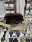 MICHAEL KORS MAISIE 2 IN 1 SMALL CAMERA CROSSBODY BAG EXOTIC PRINT OXBLOOD