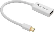 Mini DisplayPort to HDMI Female Adapter Cable 15cm (Mini DP | Thunderbolt to HDMI Cable) - Compatible with MacBook Pro/Air, Microsoft Surface Pro 3/4 - with HD Audio