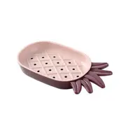 4Pcs Creative Pineapple Shape Soap Dish Detachable Double Layer Bathroom Drain Soap Tray Soap Box Bathroom Accessories