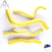 Yellow For Mitsubishi FTO GR GPX 2.0L 6A12 Silicone Radiator Coolant Hoses Kit