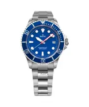 RATIO FreeDiver Sapphire Stainless Steel Blue Dial Quartz RTF033 200M Mens Watch
