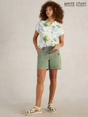 White Stuff White Ellie Cotton Shirt (F97376) | $104