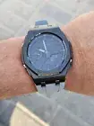 Casio G-Shock GA-2100 Original Watch – Custom Gray/Black Strap