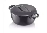 TUPPERWARE Cocotte 5.5 Quart BLACK NEW in box NEW