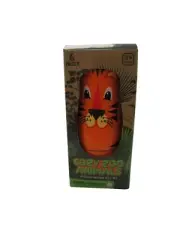 Cozy Zoo Animals Wooden Nesting Doll Set 6 Pieces Ages 3+ Hand Painted Open Box