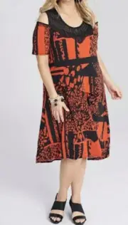 TS TAKING SHAPE S 16 Animal Instinct Dress stretch Comfy Light NWT rp$140