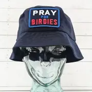 G/FORE Bucket Hat L/XL Twilight Blue Pray For Birdies 100% Cotton Golf Outdoor!
